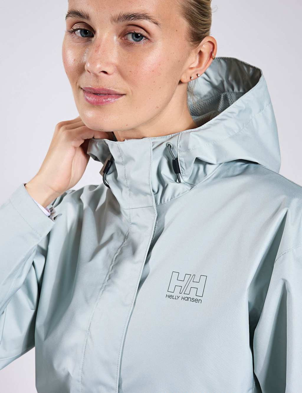 Seven J Waterproof Hooded Rain Jacket 4 of 4