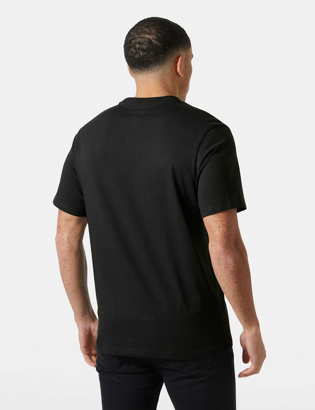 Box Pure Cotton Crew Neck T-Shirt 3 of 3