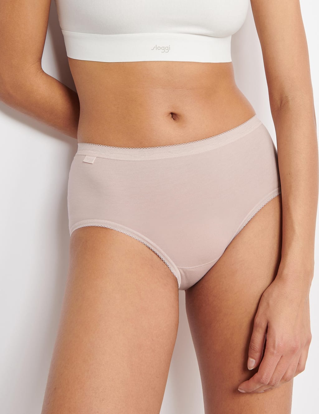 3pk Cotton Rich High Waisted Midi Knickers 4 of 13