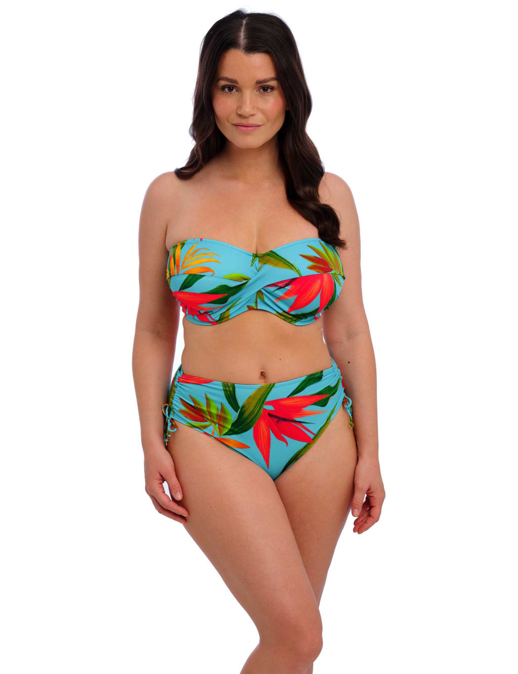 Pichola Floral Wired Bandeau Bikini Top 7 of 7
