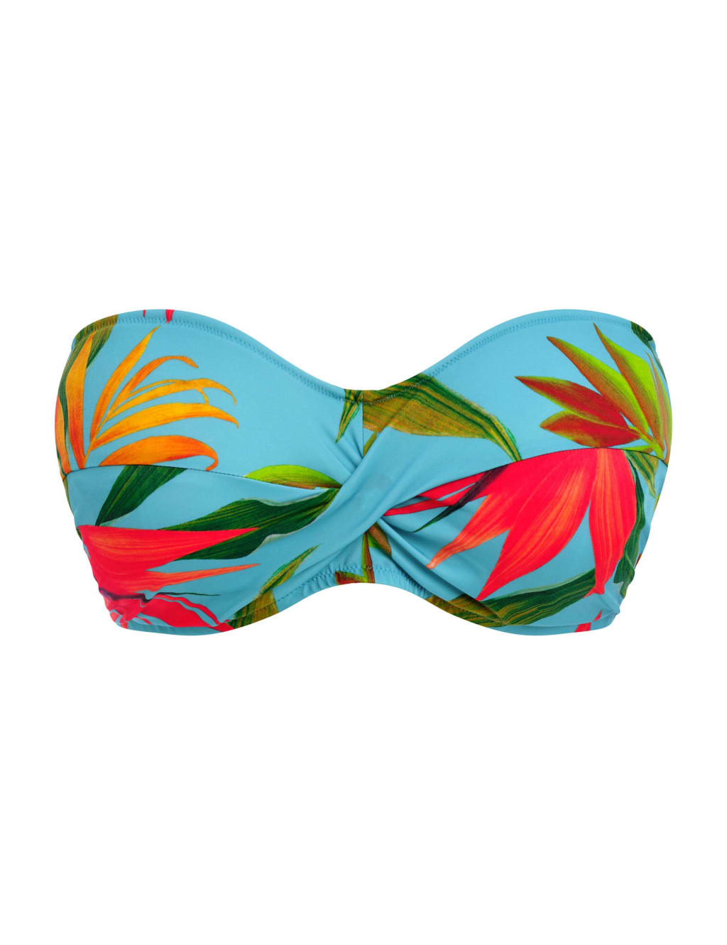 Pichola Floral Wired Bandeau Bikini Top 2 of 7
