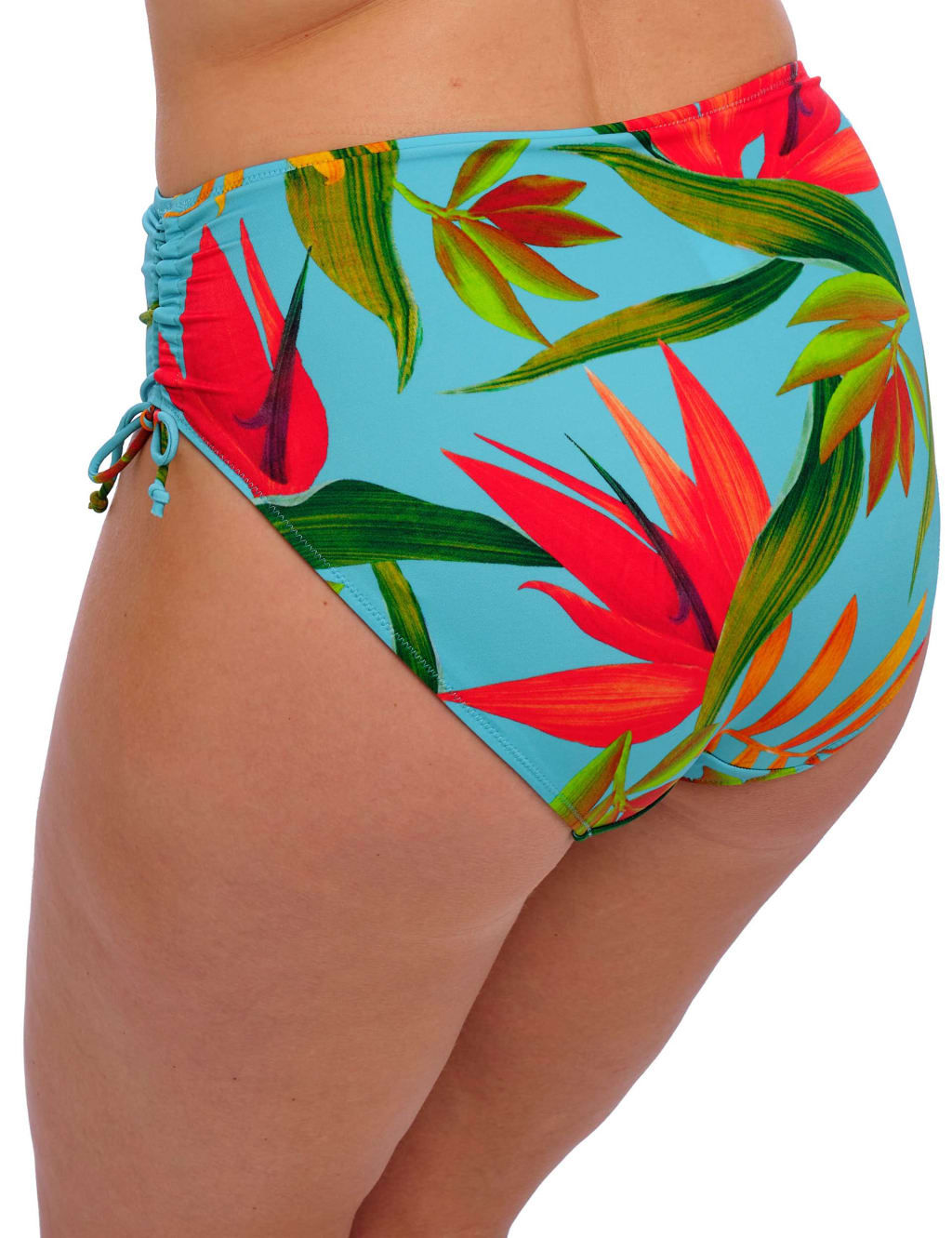 Pichola Floral Tie Side High Waisted Bikini Bottoms 5 of 6