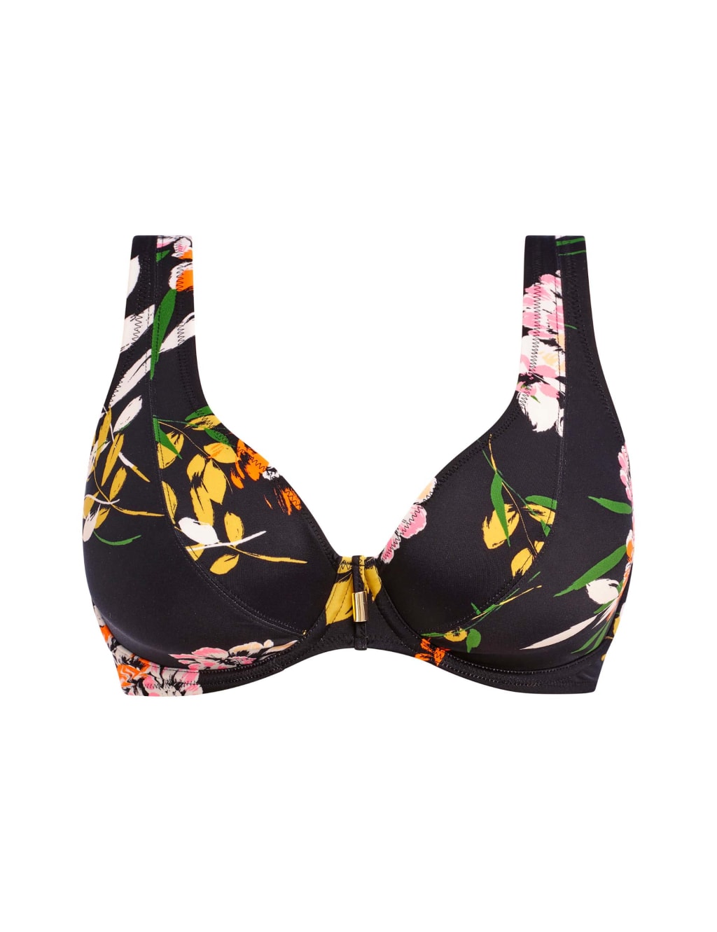 Twilight Soul Floral Wired Plunge Bikini Top 2 of 6