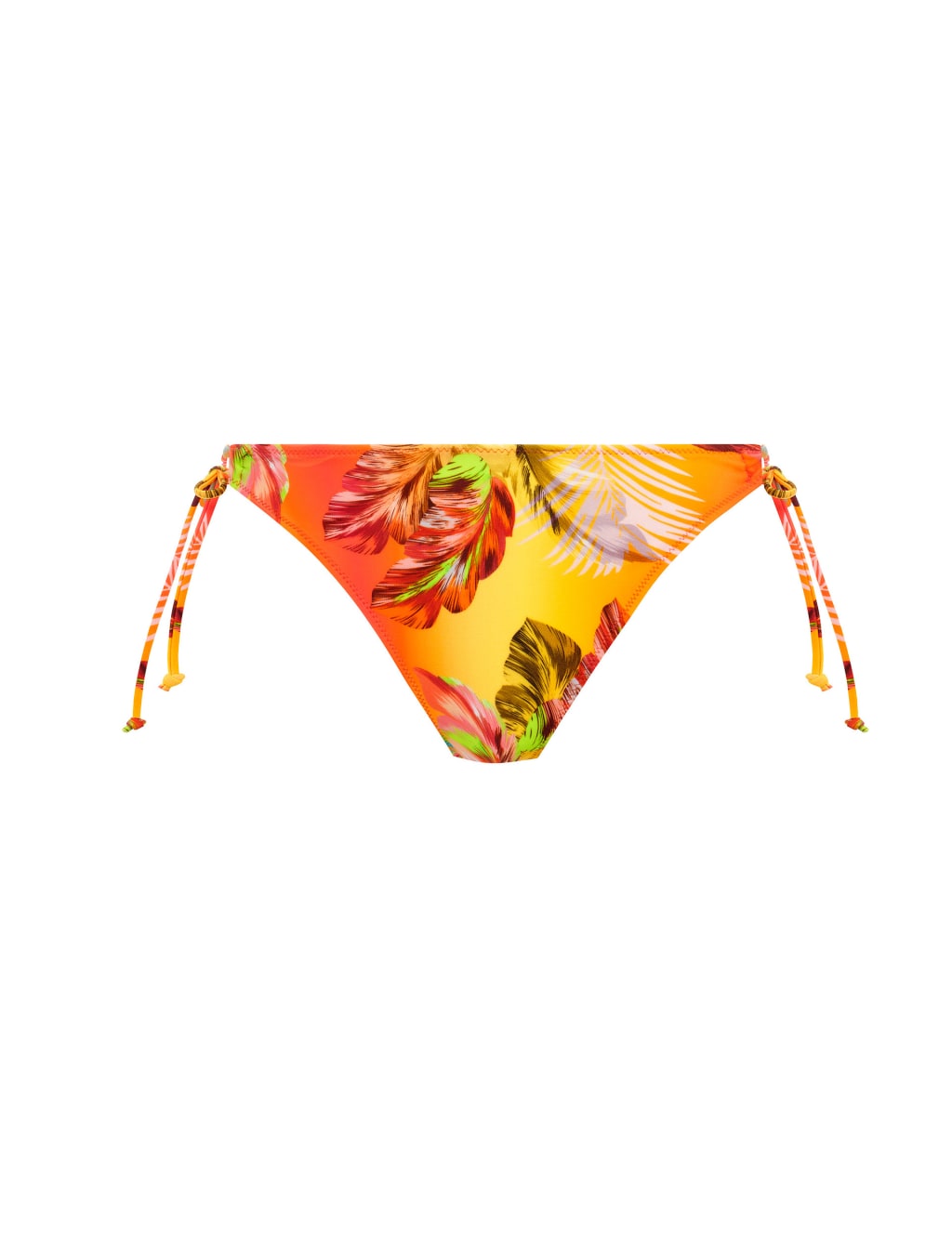 Printed Tie Side High Leg Bikini Bottoms 2 of 6