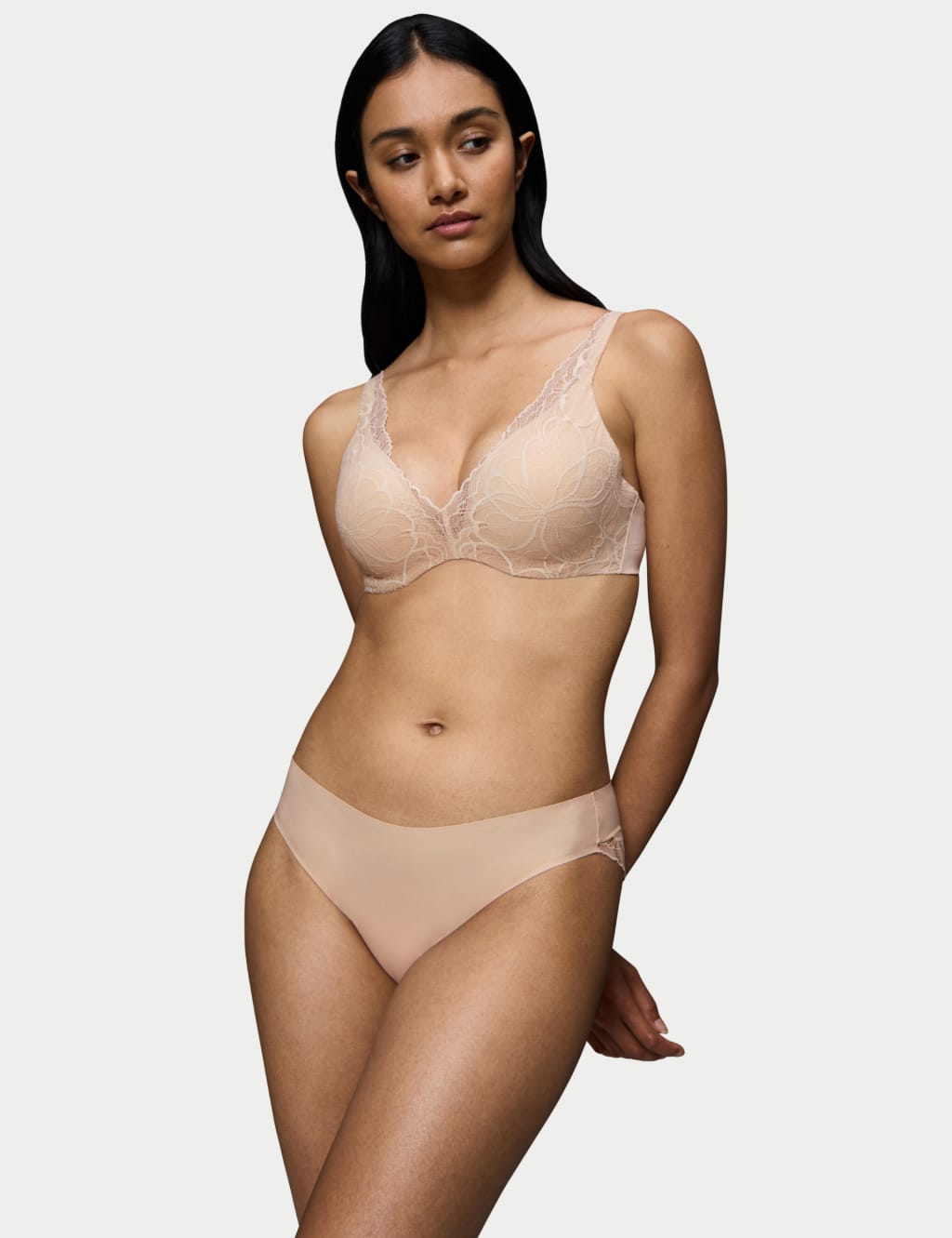 Body Make-Up Illusion Lace Wired Bra B-E 5 of 6