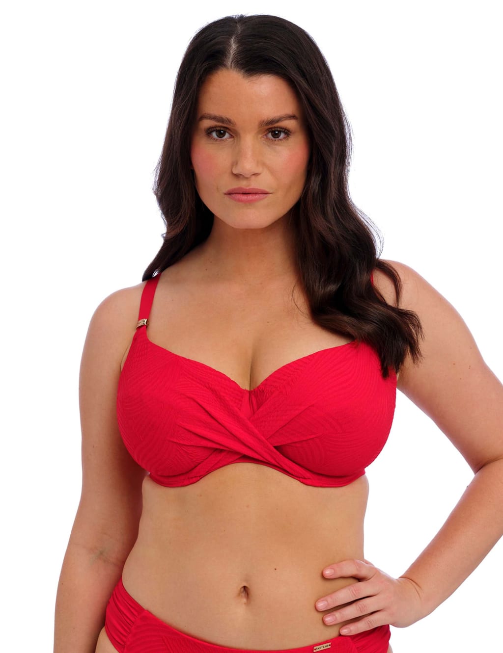 Ottawa Wired Wrap Scoop Neck Bikini Top (D-H) 4 of 6