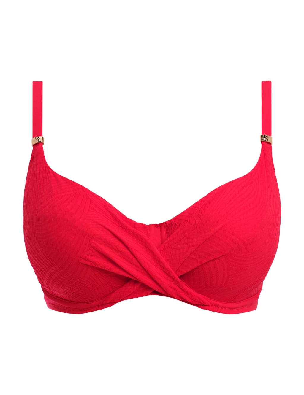 Ottawa Wired Wrap Scoop Neck Bikini Top (D-H) 2 of 6