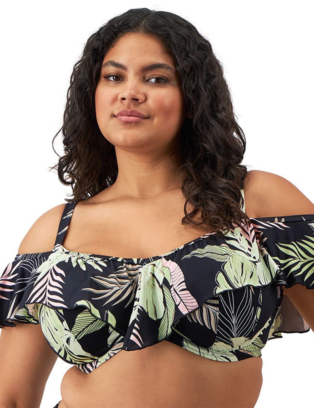 Tropical Retreat Wired Plunge Bikini Top 3 of 7