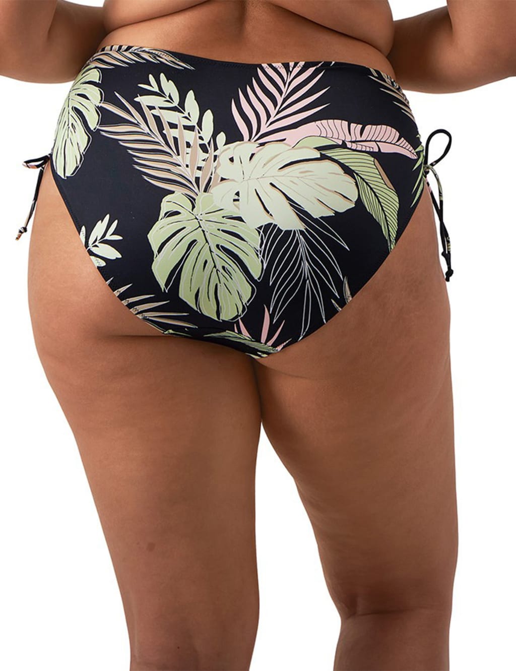 Tropical Retreat Floral Tie Side High Waisted Bikini Bottoms 3 of 5