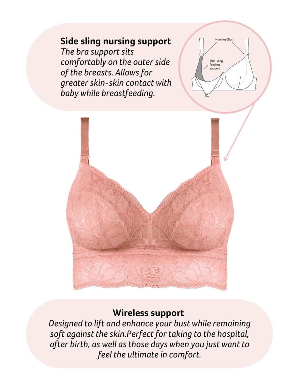 Heroine Lace Nursing Bralette 2 of 6