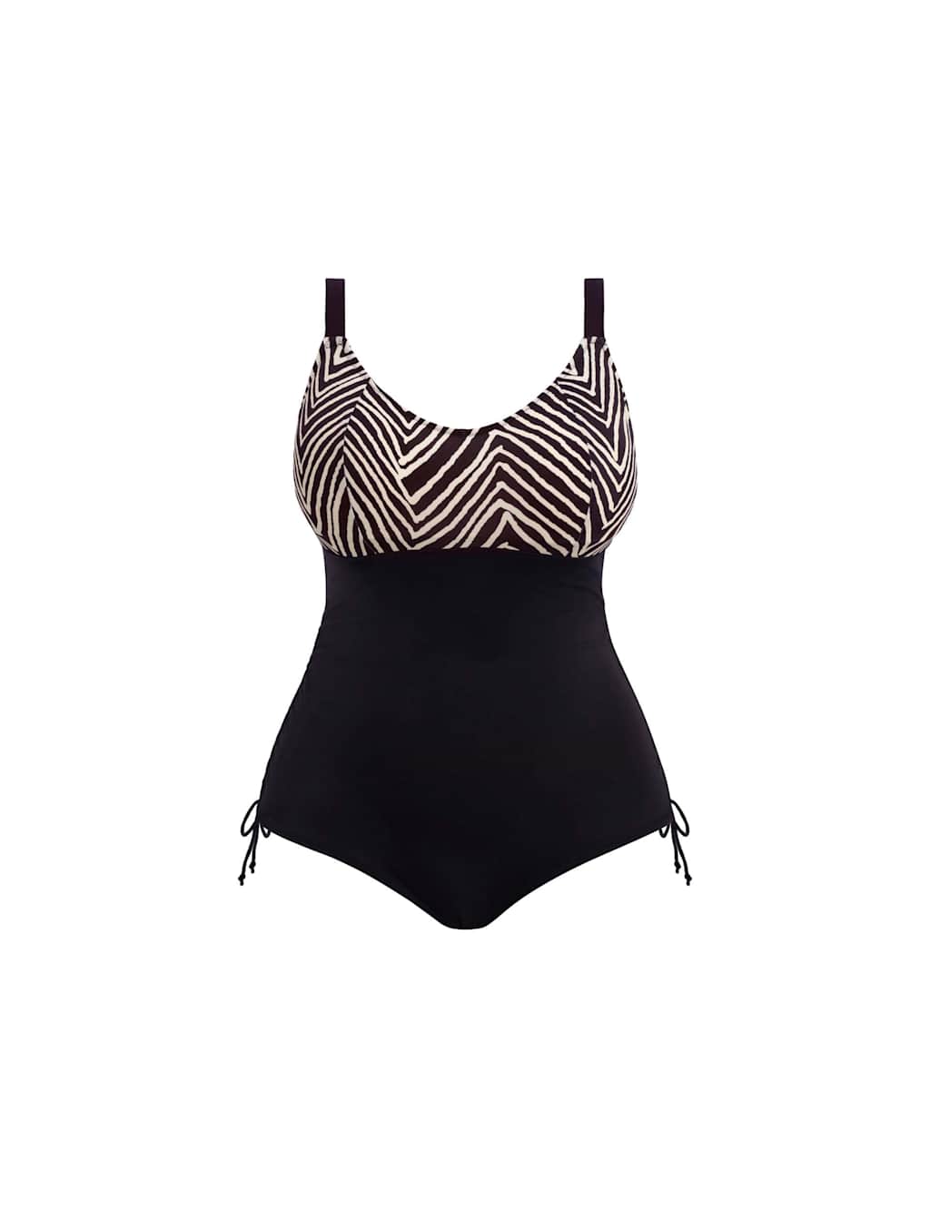 Fiji Falls Striped Scoop Neck Swimsuit 2 of 6