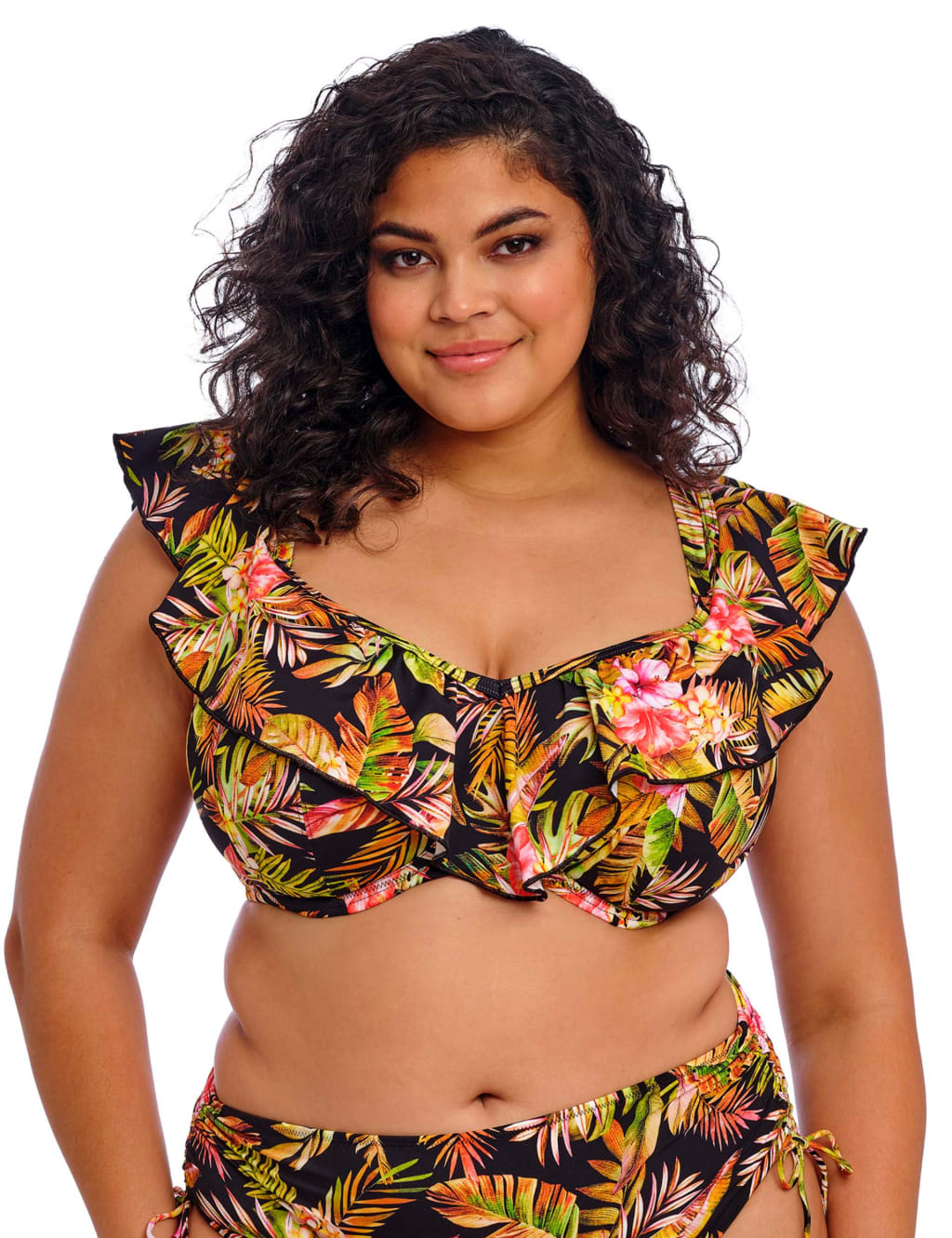 Tiger Valley Tropical Wired Bikini Top (DD-HH) 2 of 3