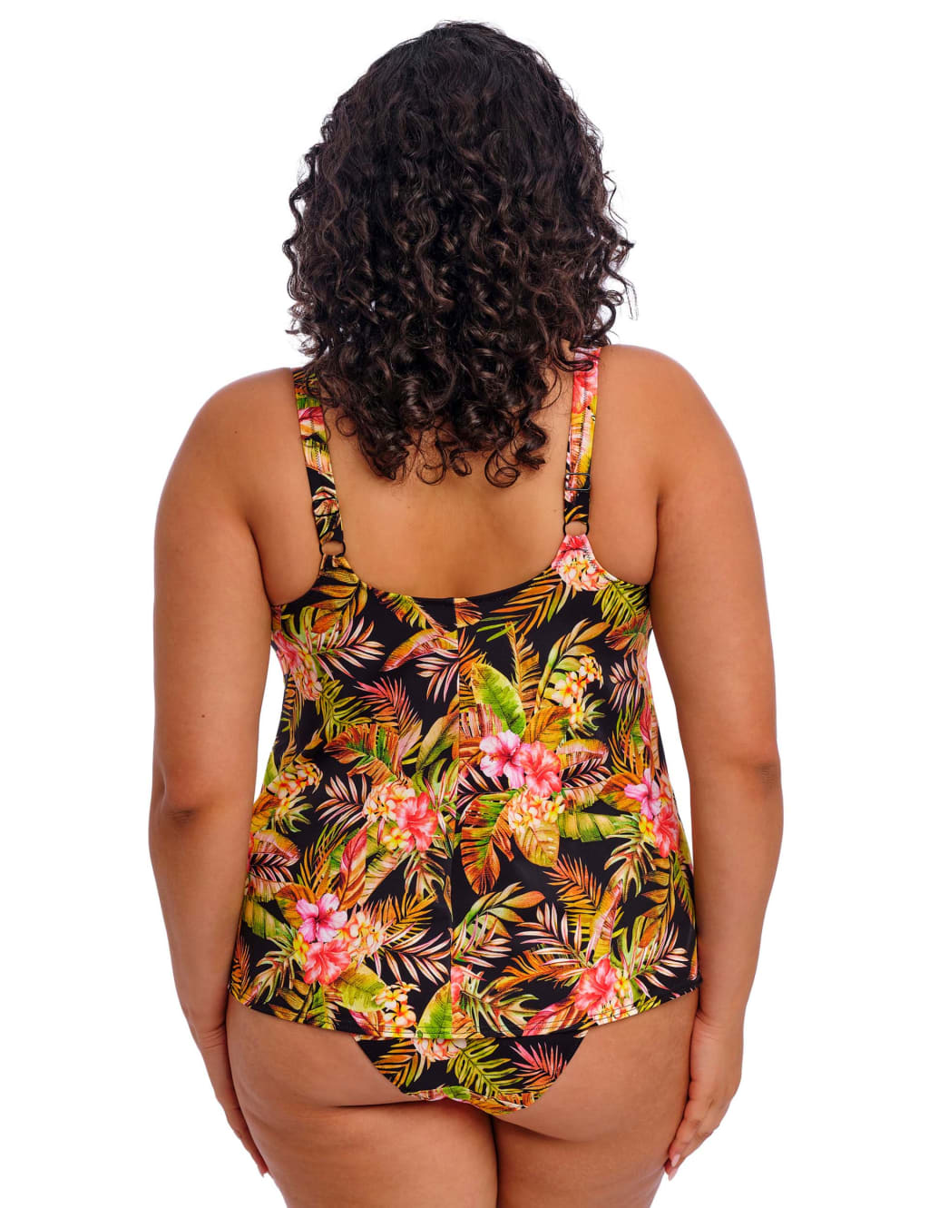 Tiger Valley Tropical Moulded Tankini Top 5 of 5
