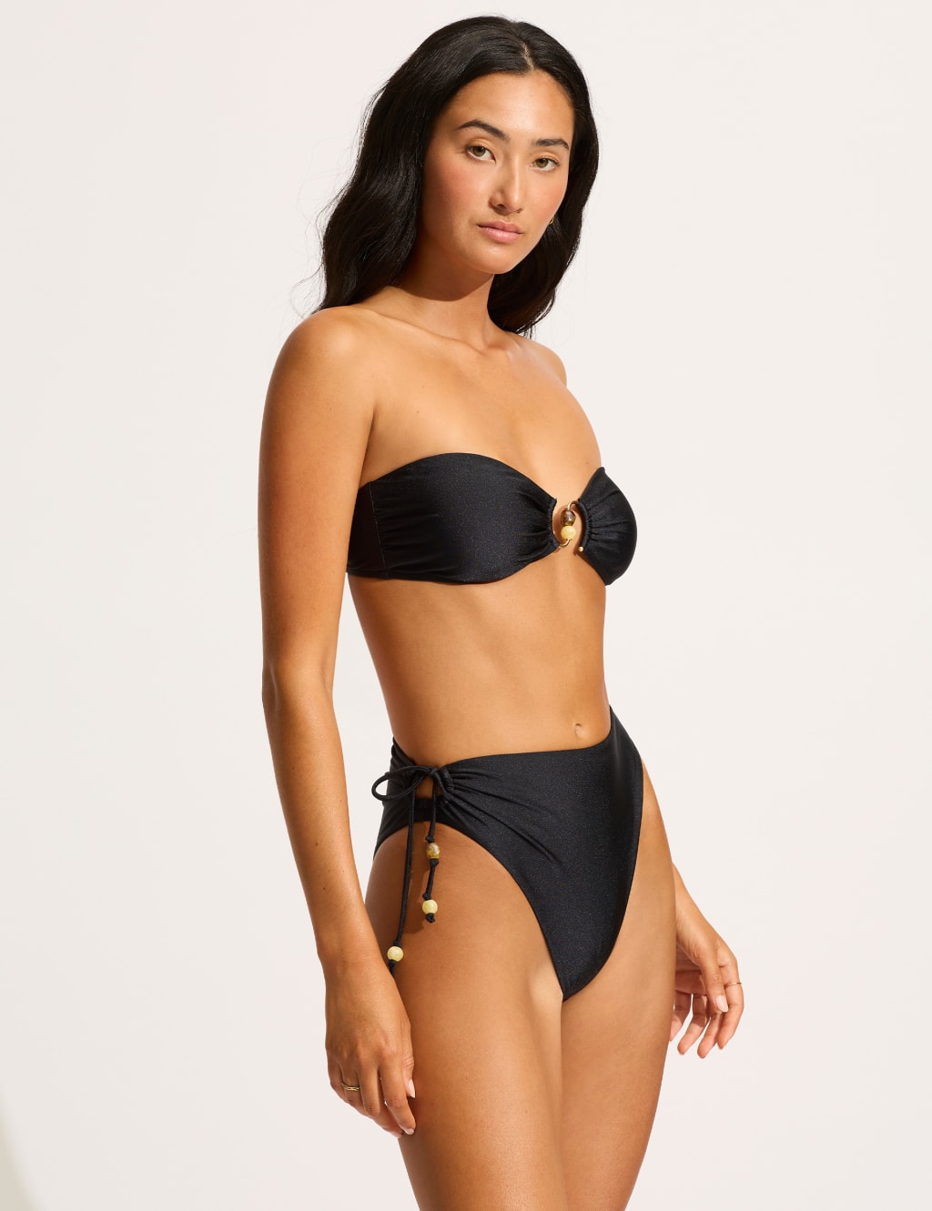 Palermo Ring Detail Bandeau Bikini Top 3 of 5