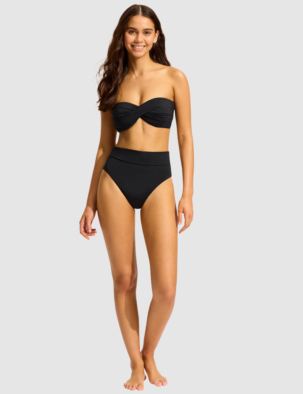 Collective Twist Front Bandeau Bikini Top 4 of 4
