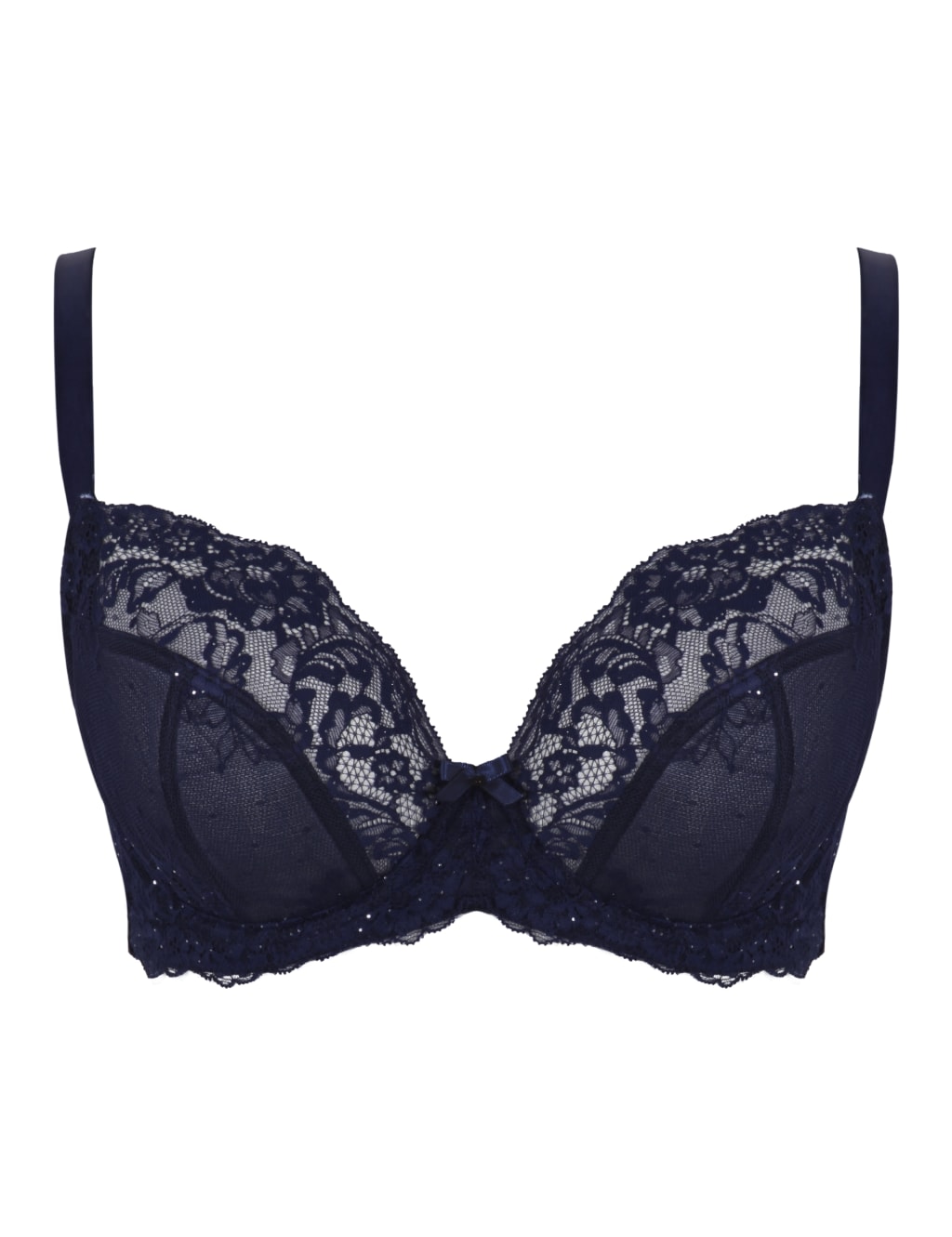 Ana Lace Plunge Bra D-J 2 of 4