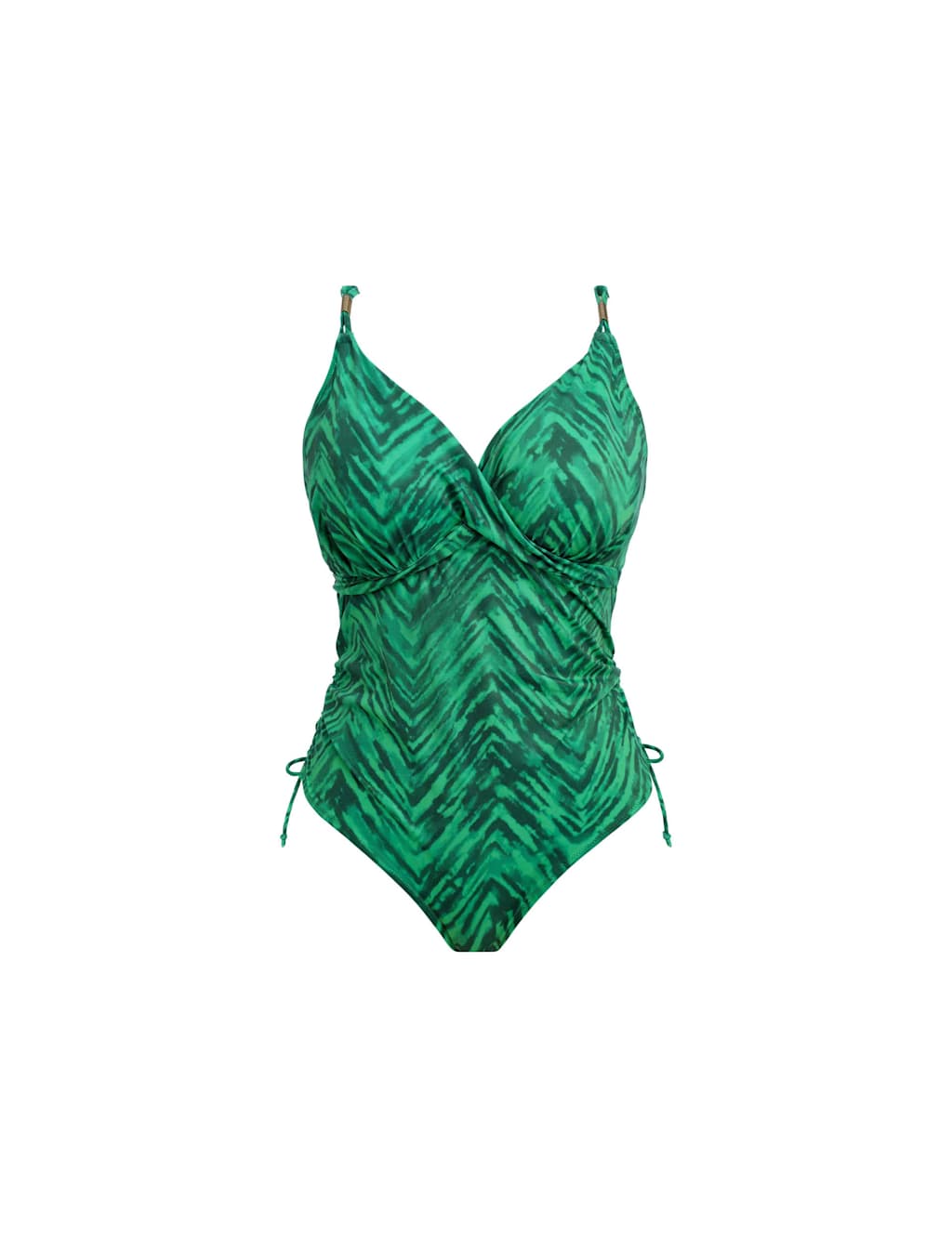 Punta Mita Striped Wired Plunge Swimsuit 2 of 5