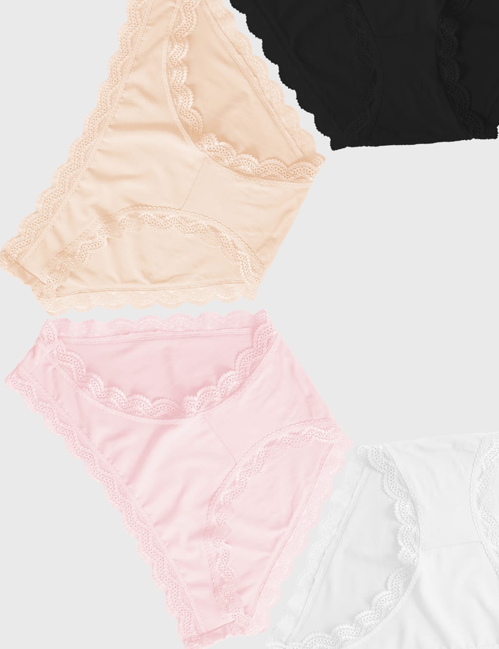 4pk Modal Rich Bikini Knickers 7 of 10
