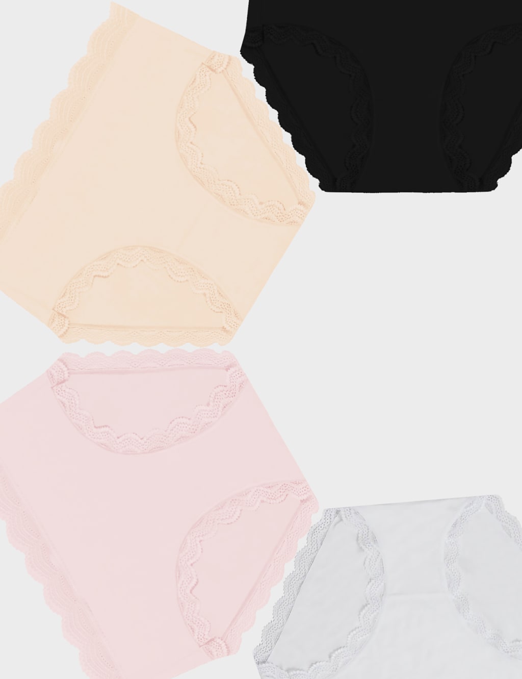 4pk High Rise Full Briefs 7 of 9