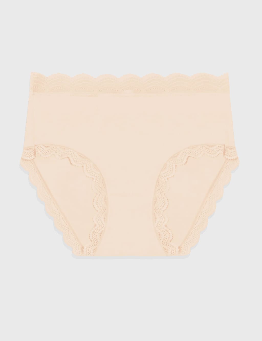 Lace Cuffed High Waisted Full Briefs 2 of 6