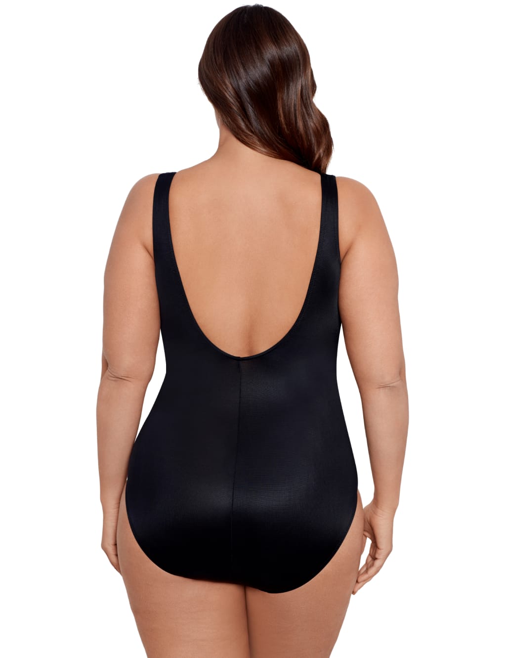 Crossover Extra Firm Control Wrap V-Neck Plus Swimsuit 5 of 5