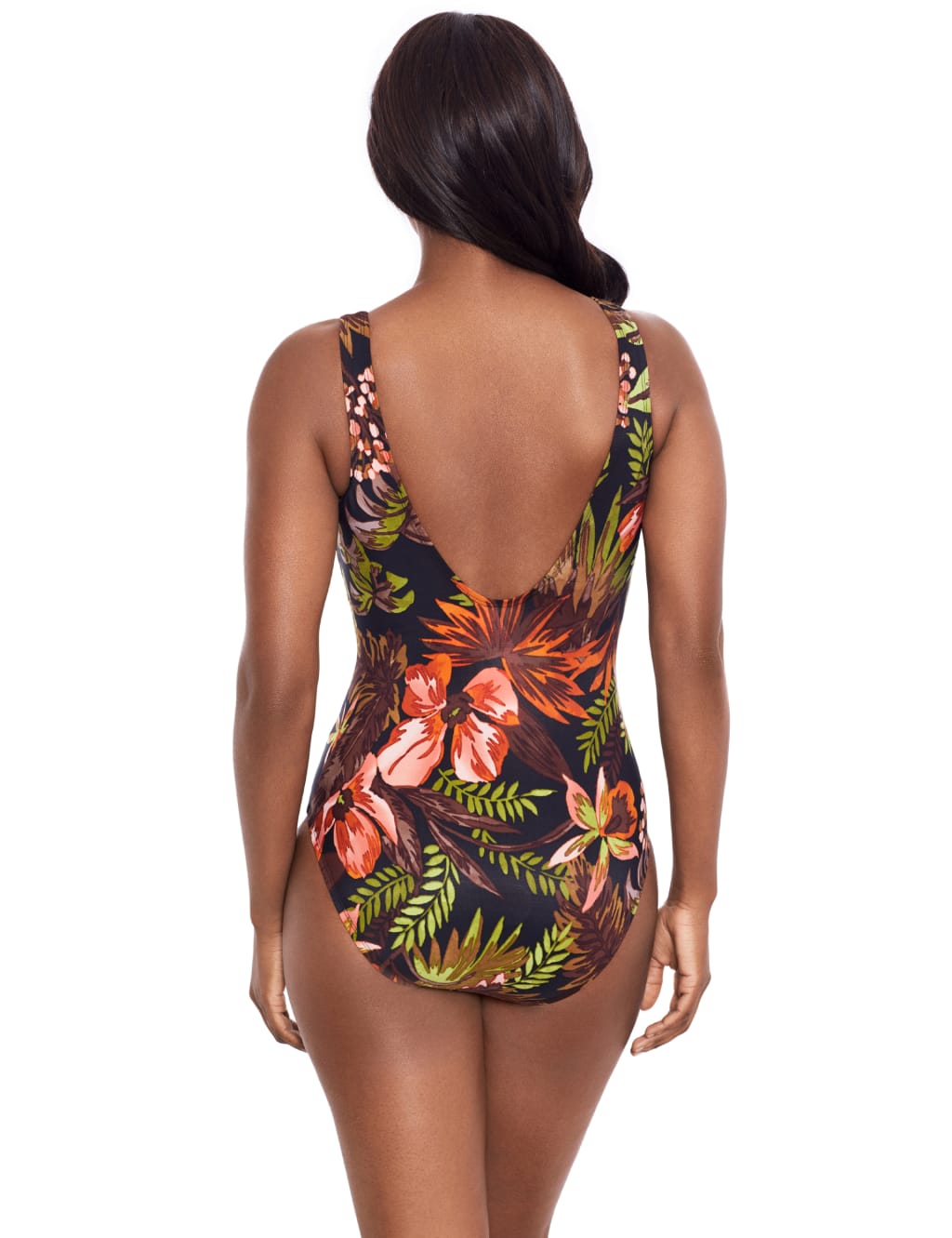 Extra Firm Control Floral V-Neck Swimsuit 5 of 5