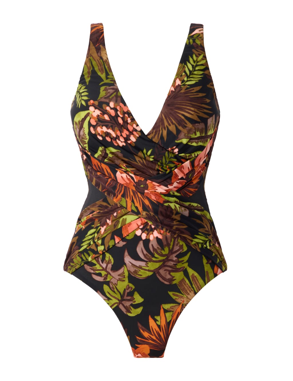 Extra Firm Control Floral V-Neck Swimsuit 2 of 5