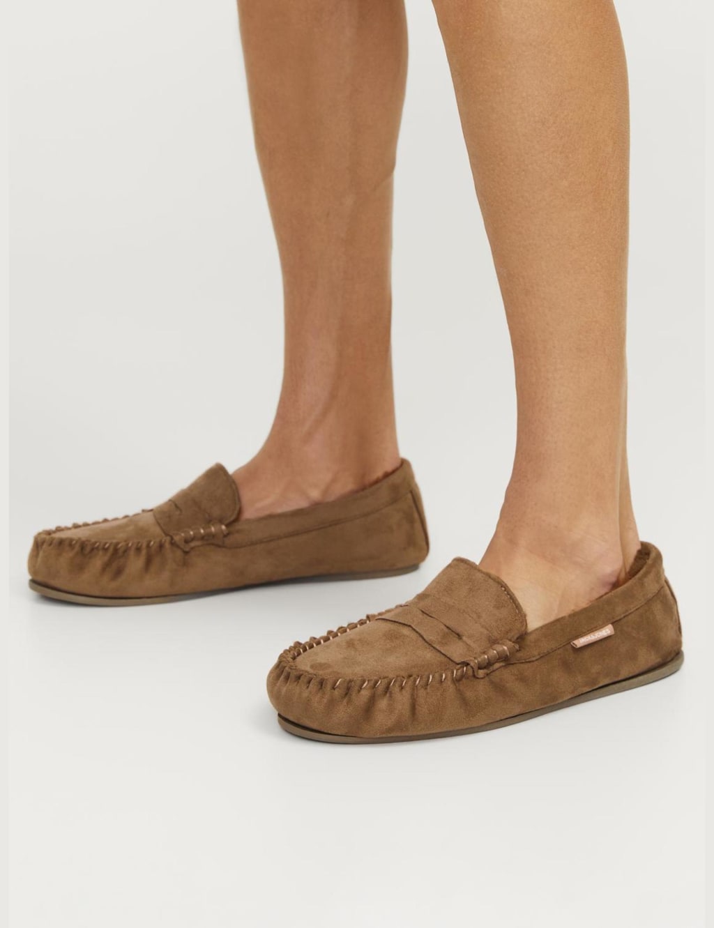 Leather Moccasin Slippers 3 of 8
