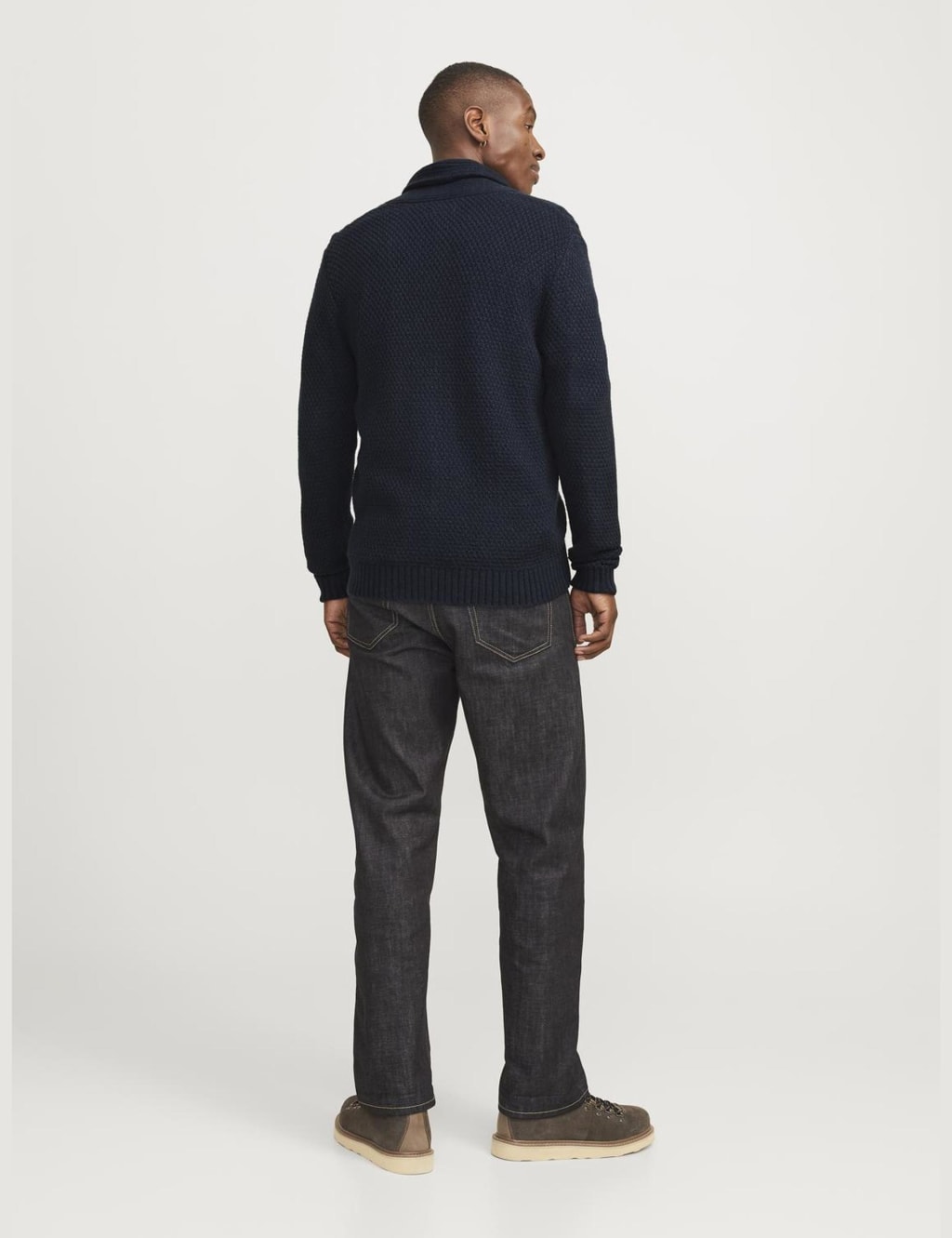 Cable Knit Shawl Collar Cardigan 4 of 7