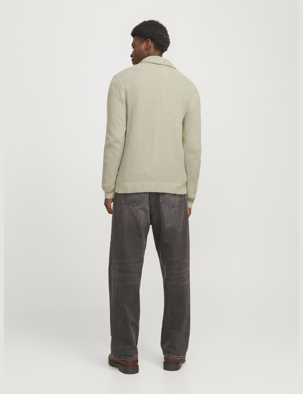 Cable Knit Shawl Collar Cardigan 5 of 7