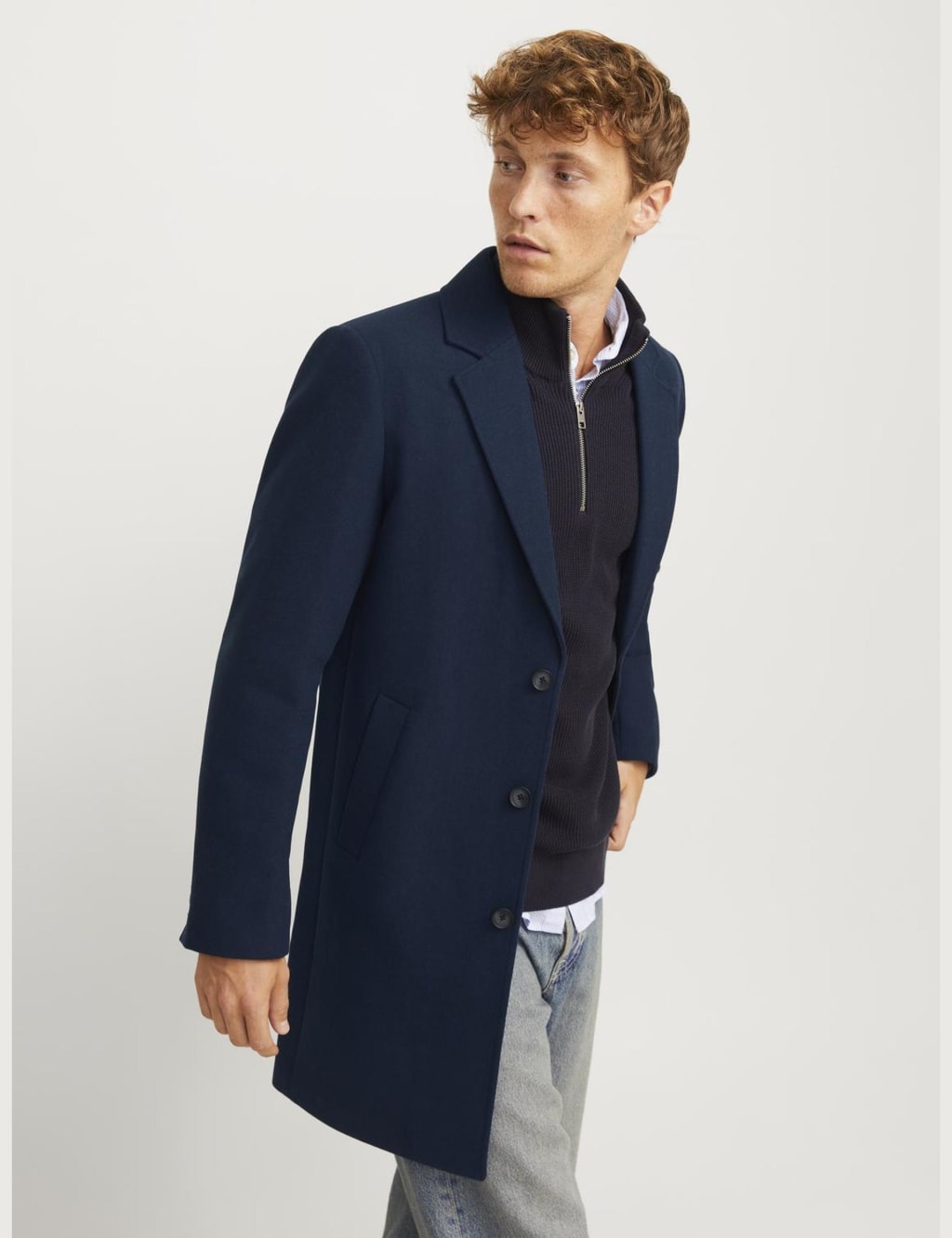 Wool Blend Trench Coat 3 of 6