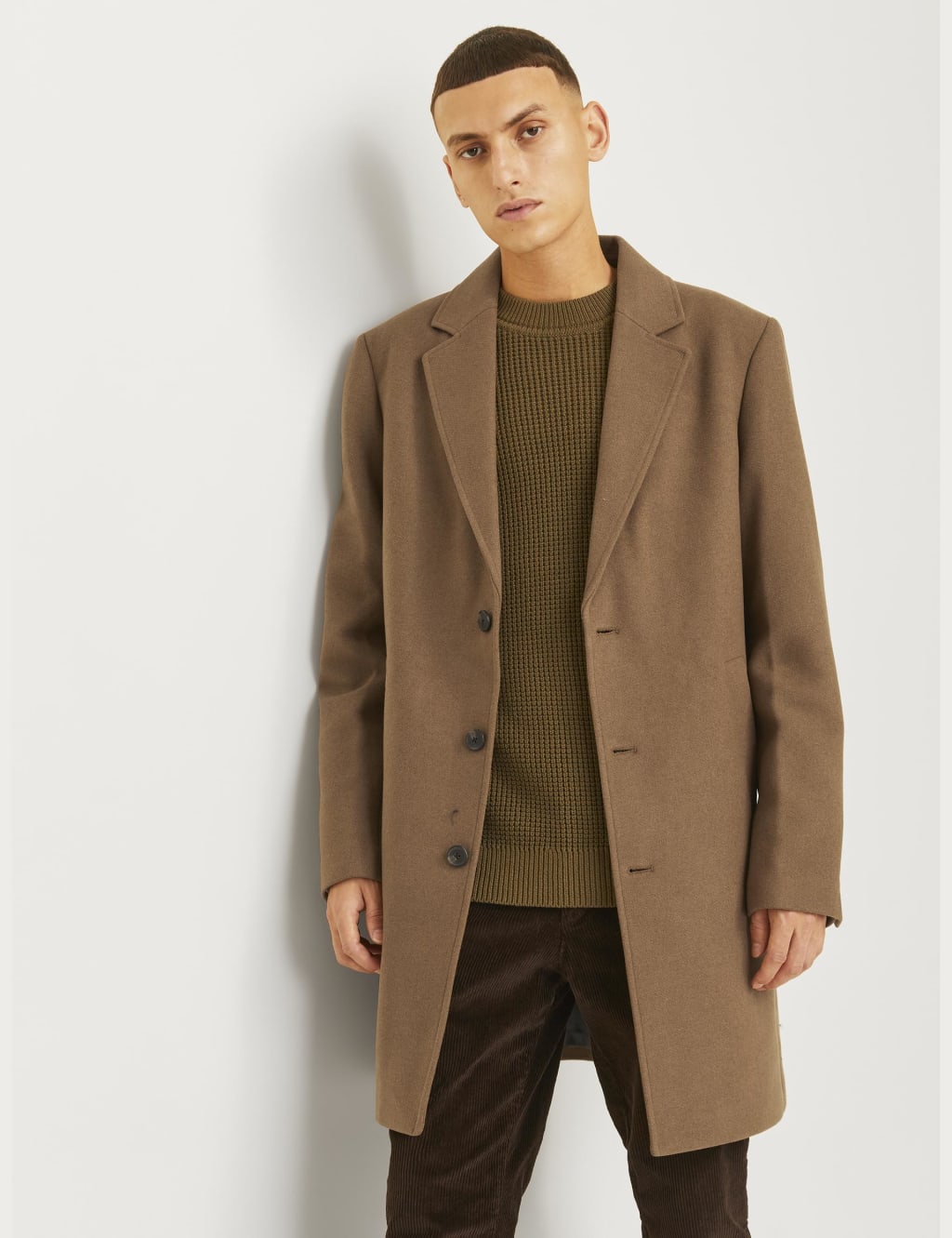 Wool Blend Trench Coat 3 of 7