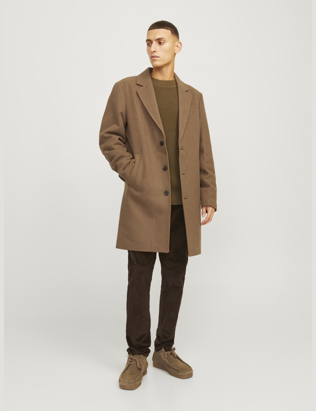 Wool Blend Trench Coat 4 of 7