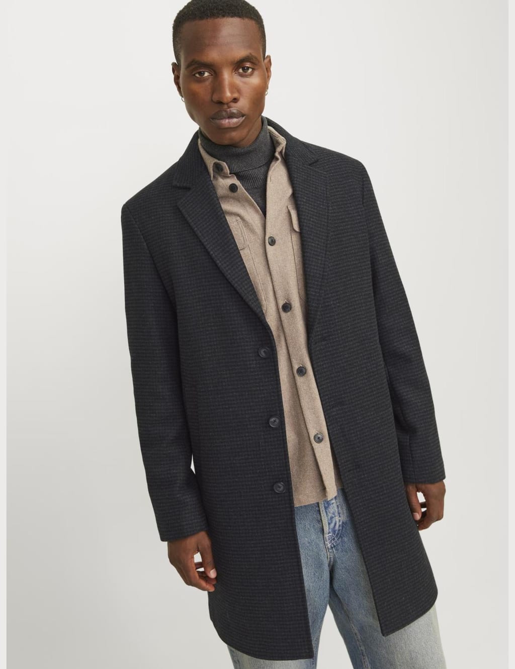 Wool Blend Trench Coat 3 of 7