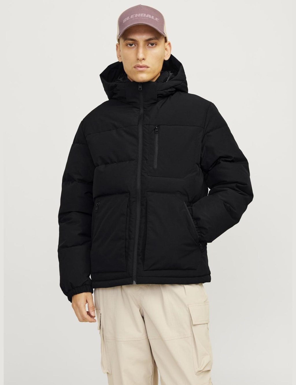 Funnel Neck Puffer Jacket