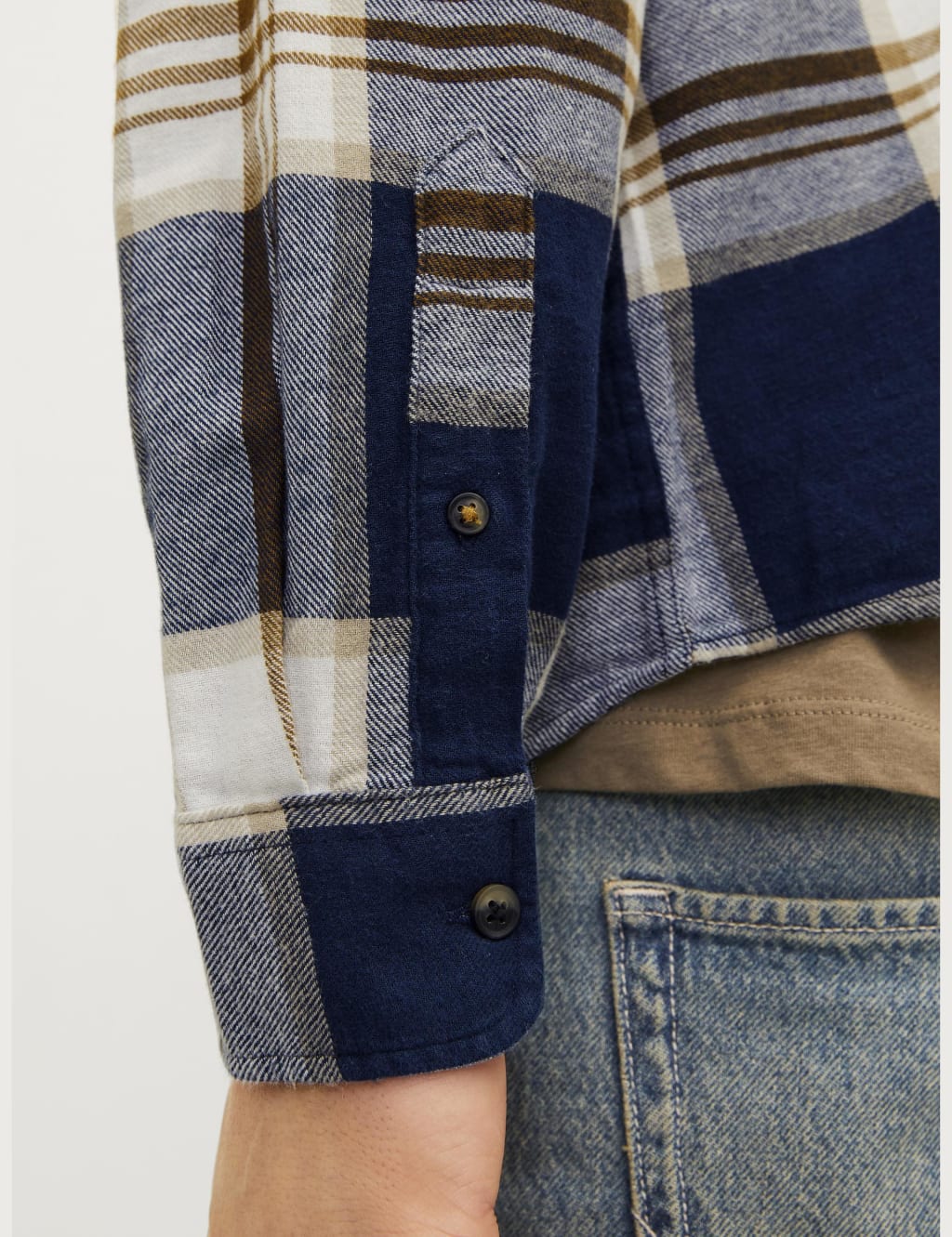 Slim Fit Pure Cotton Checked Overshirt 6 of 7