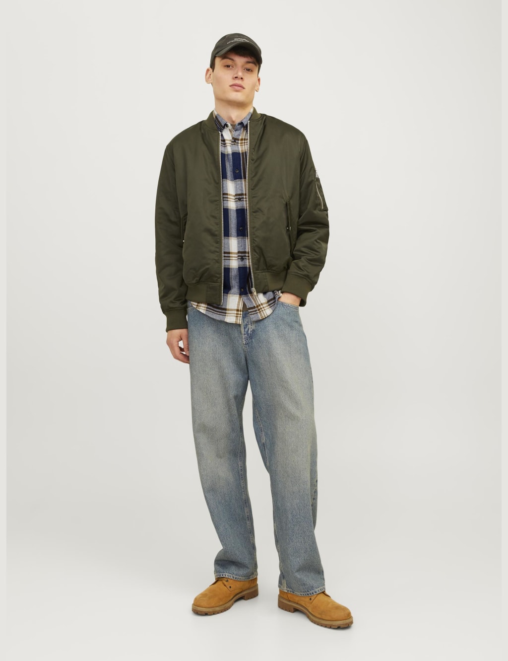 Slim Fit Pure Cotton Checked Overshirt 7 of 7