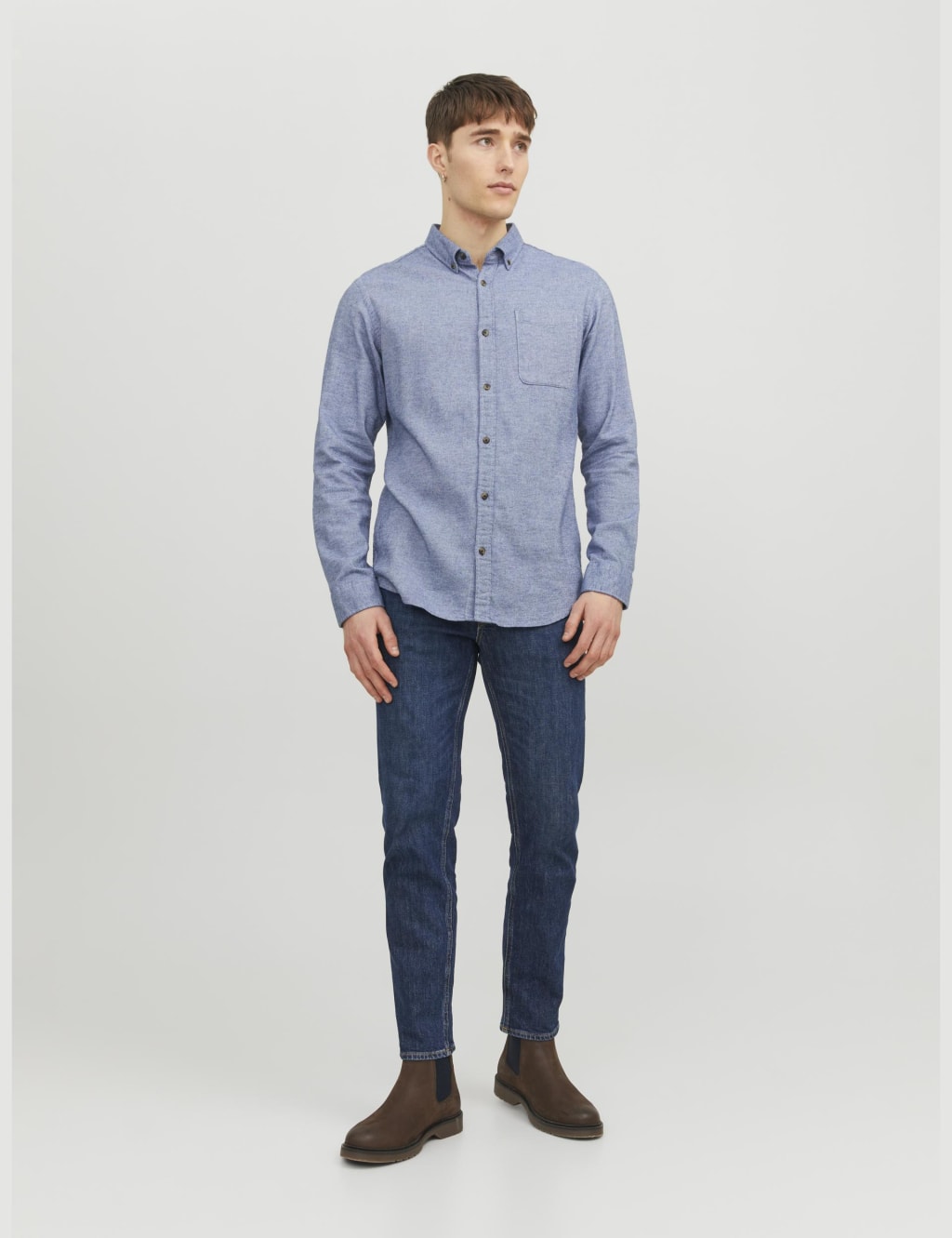 Slim Fit Easy Iron Pure Cotton Shirt 3 of 7