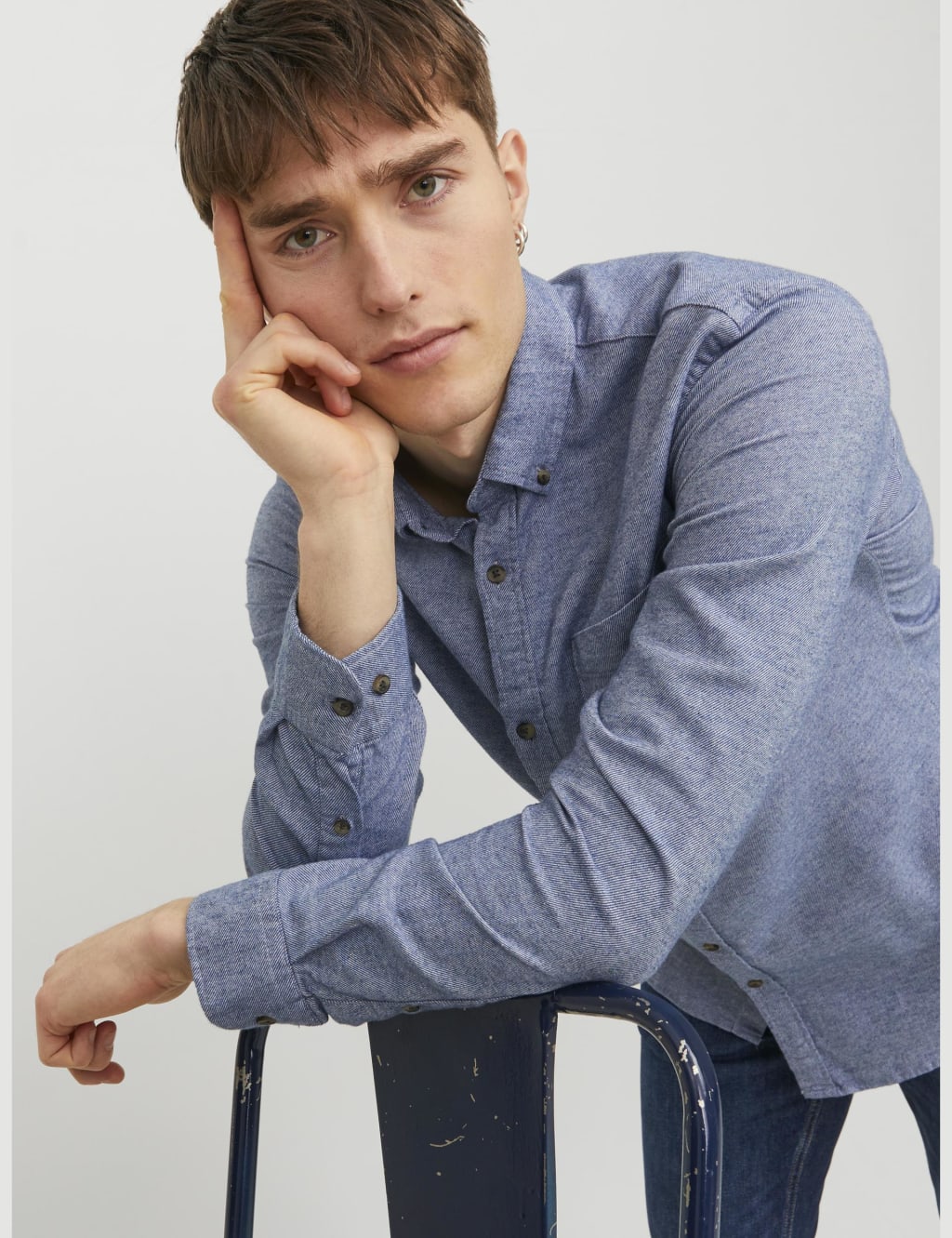 Slim Fit Easy Iron Pure Cotton Shirt 5 of 7