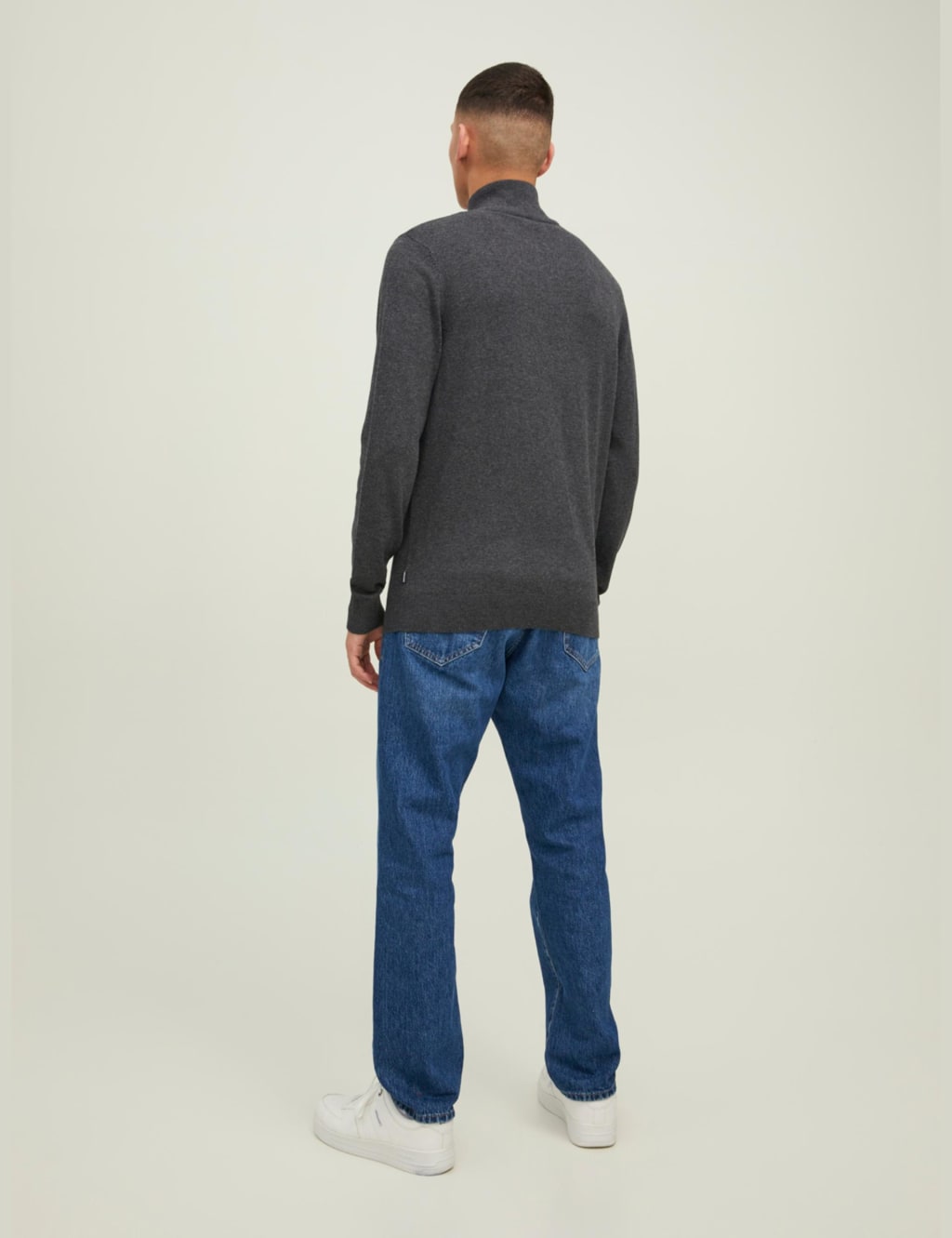 Cotton Rich Half Zip Jumper 5 of 7