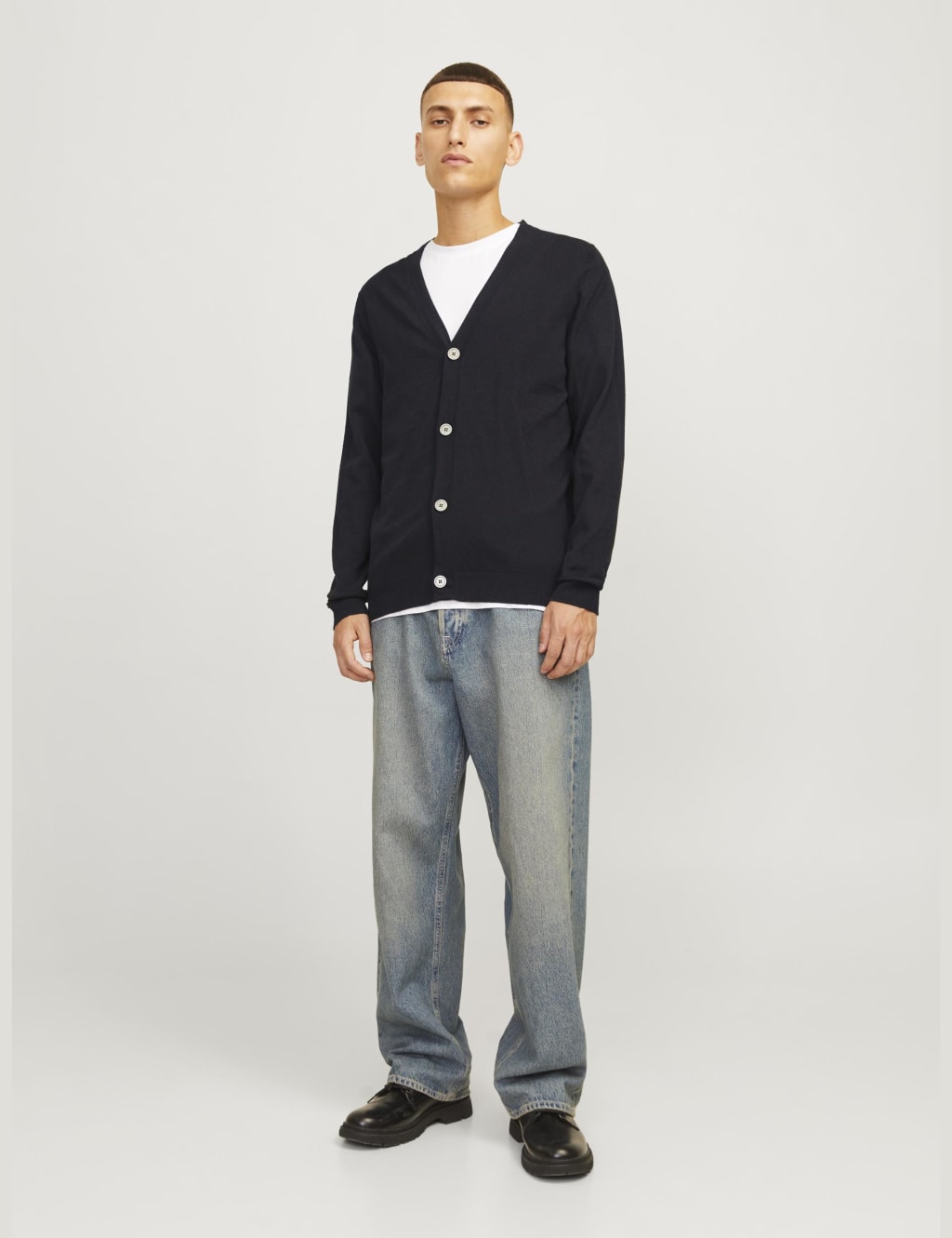 Cotton Rich V-Neck Cardigan 3 of 7