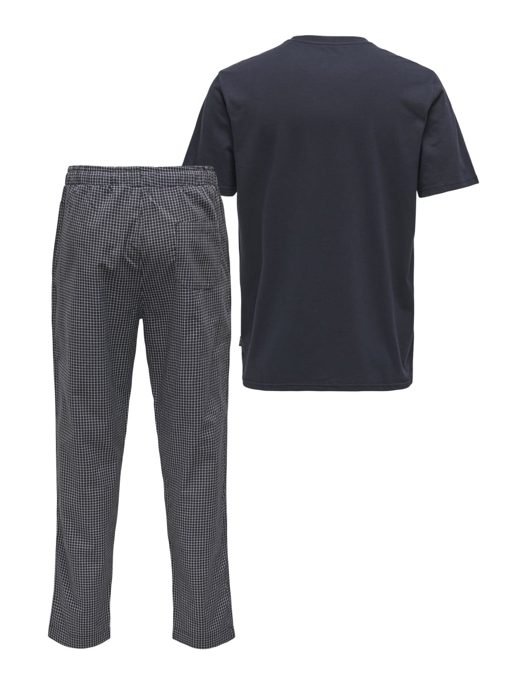 Pure Cotton Checked Pyjama Set 2 of 3