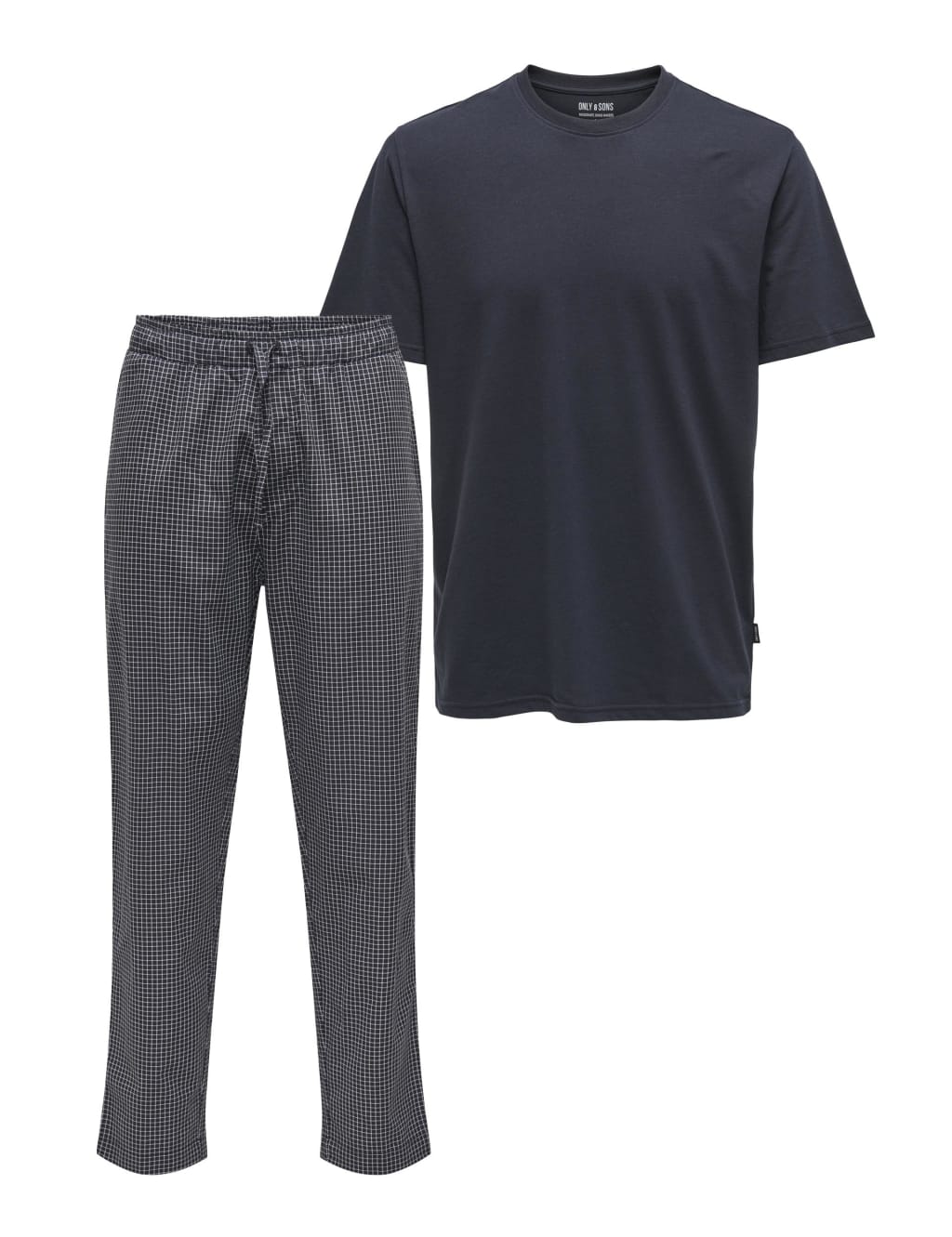 Pure Cotton Checked Pyjama Set 1 of 3