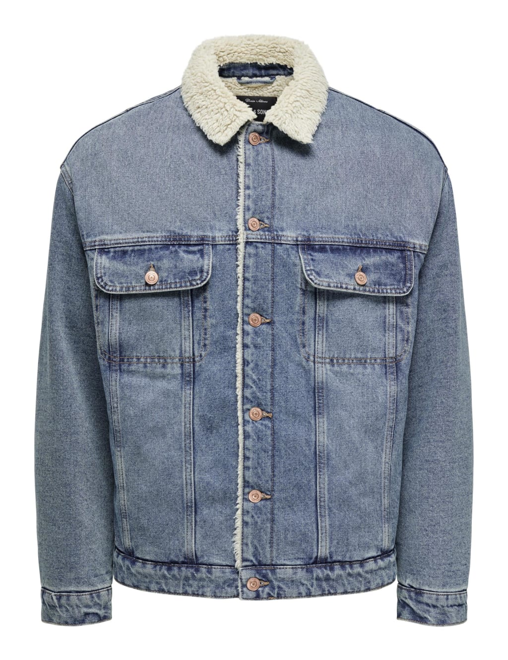 Pure Cotton Sherpa Lined Jacket