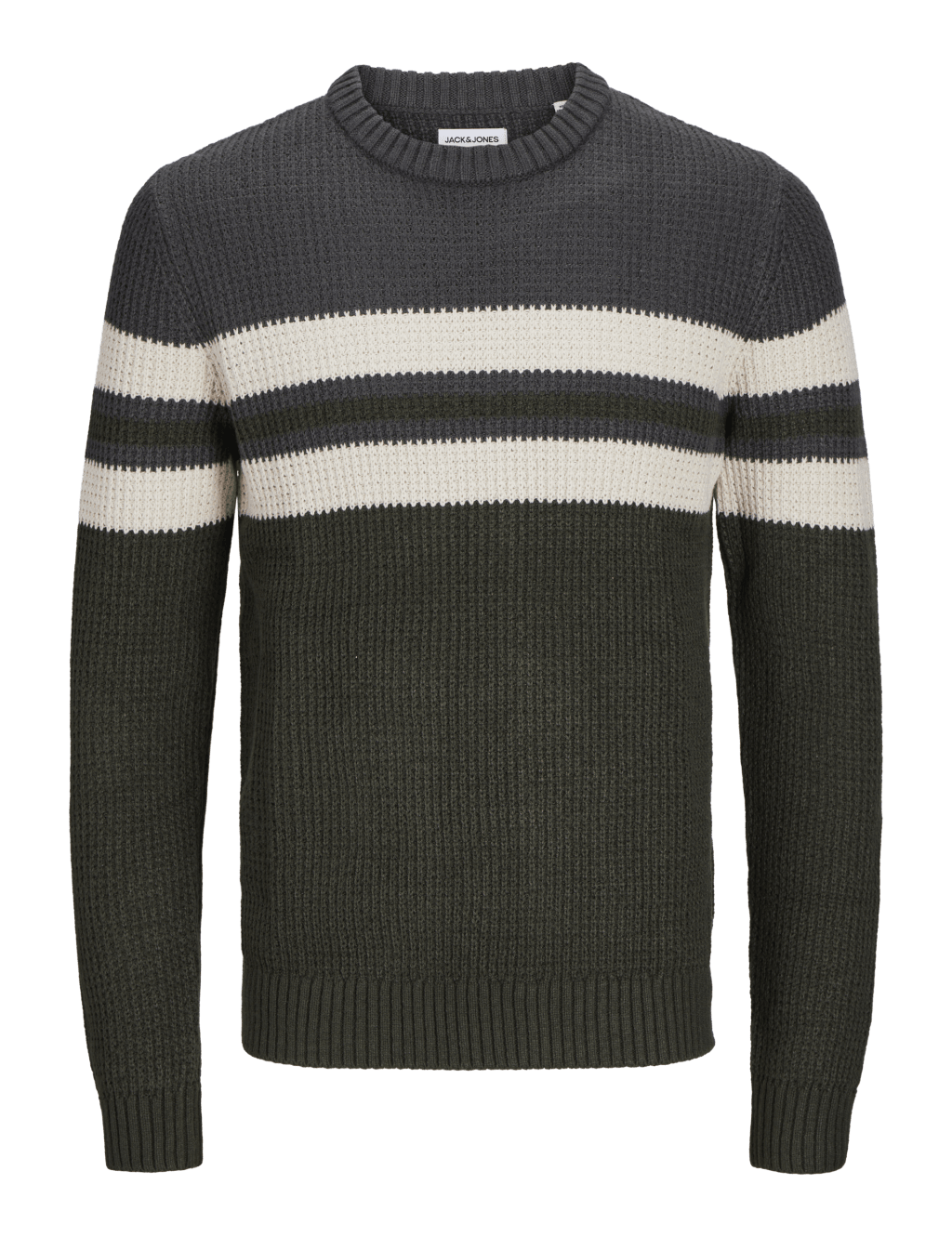 Cotton Blend Striped Jumper 2 of 7