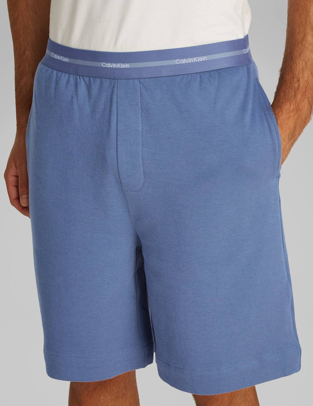 Cotton Rich Elasticated Loungewear Sleep Shorts 3 of 4