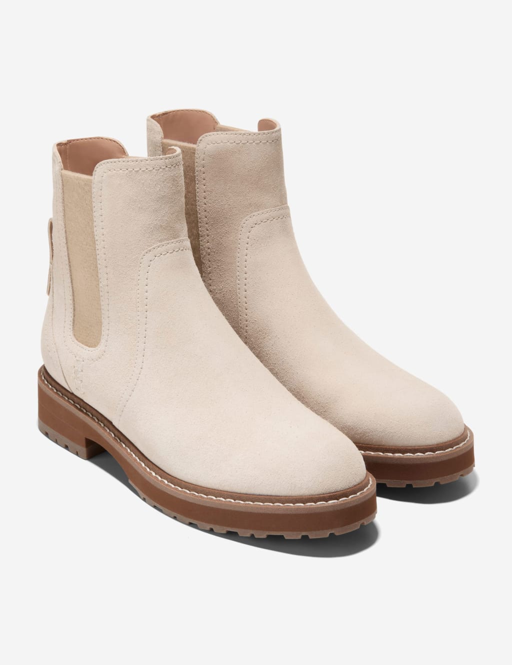 Leather Chelsea Flat Boots Cole Haan M S