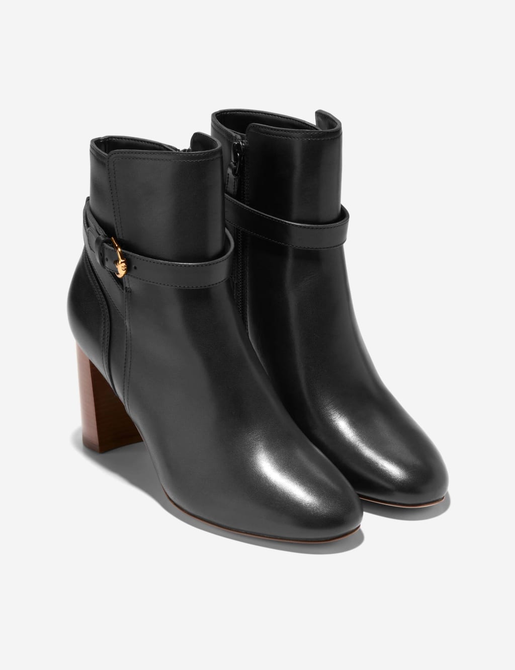 Glendale Jodhpur Suede Block Heel Ankle Boots Cole Haan M S