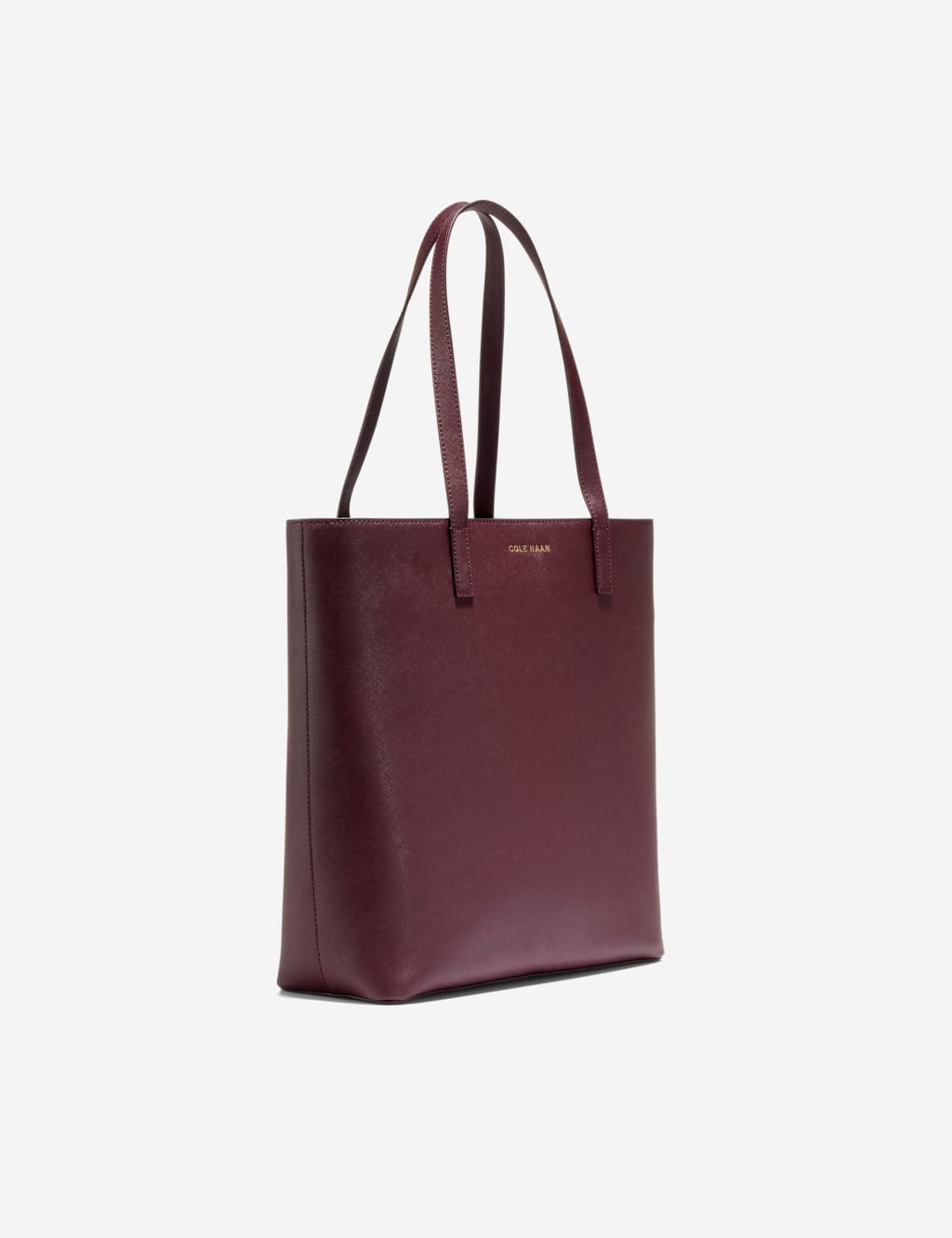 Cole haan large leather tote deals