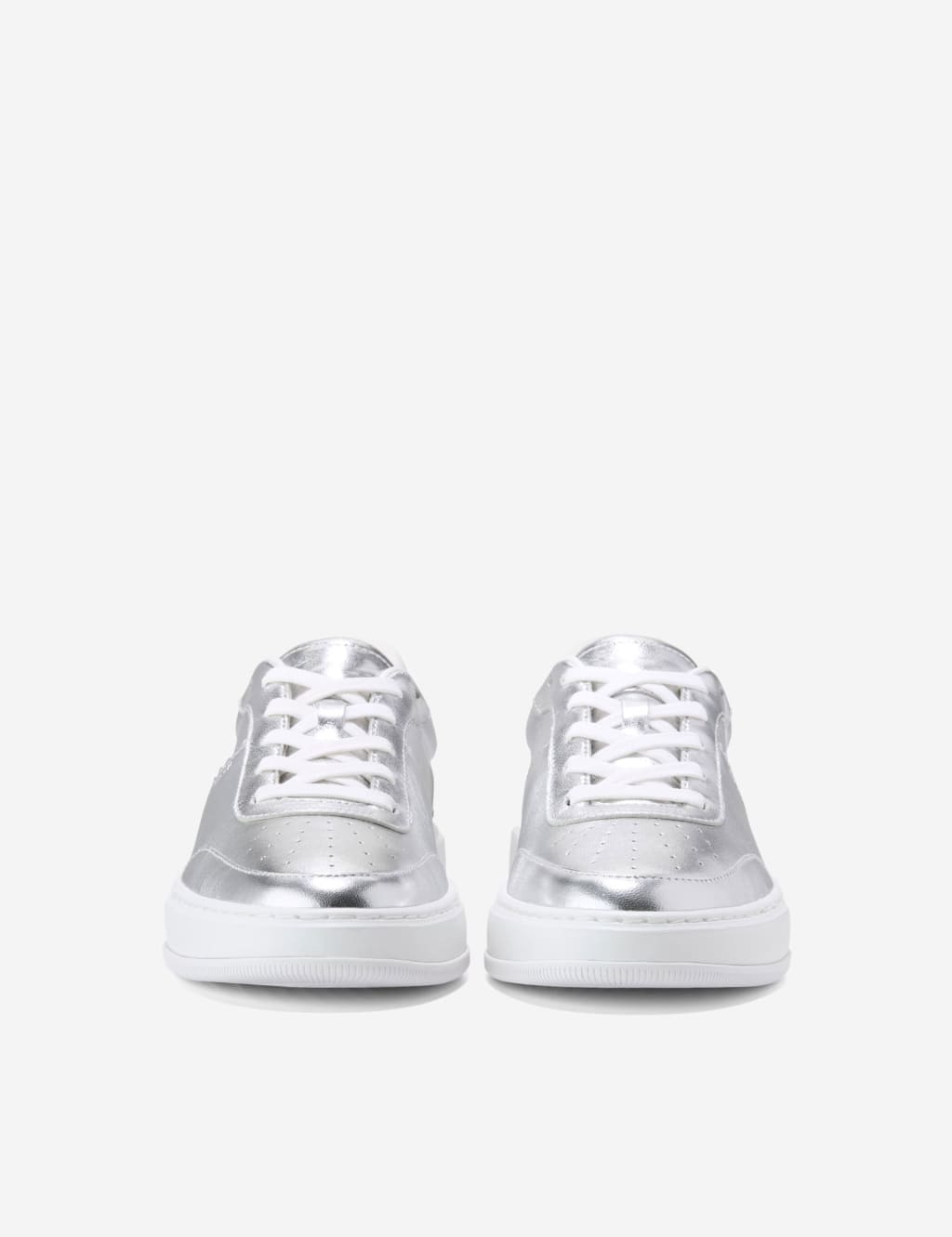 Grandpro Carissa Leather Metallic Trainers 3 of 6
